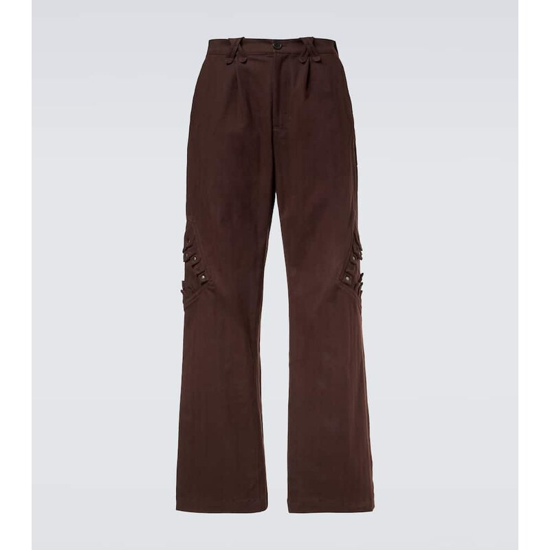 Kiko Kostadinov Estike cotton-blend wide-leg pants