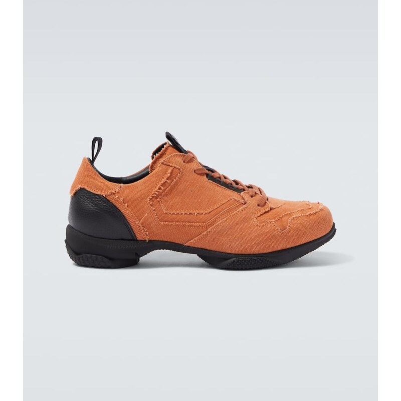 Kiko Kostadinov Ostro distressed canvas sneakers