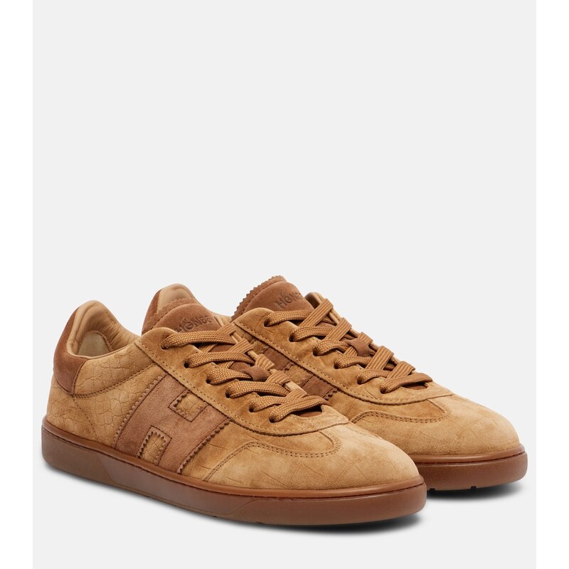 Hogan Hogan Cool croc-effect suede sneakers