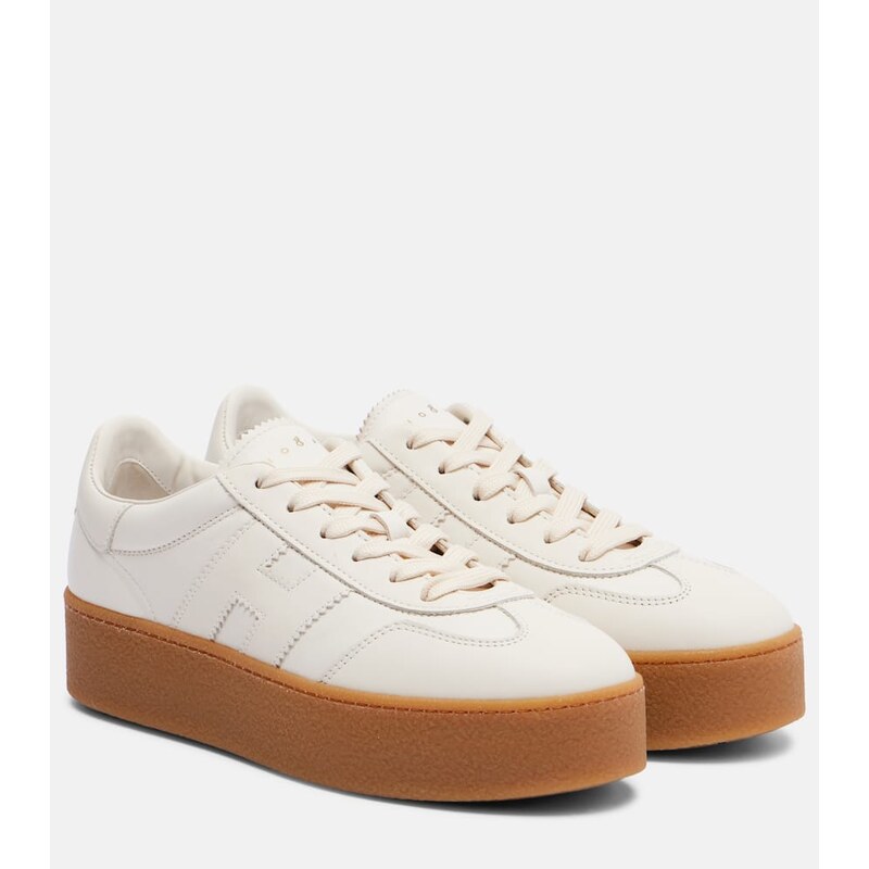 Hogan H681 leather platform sneakers