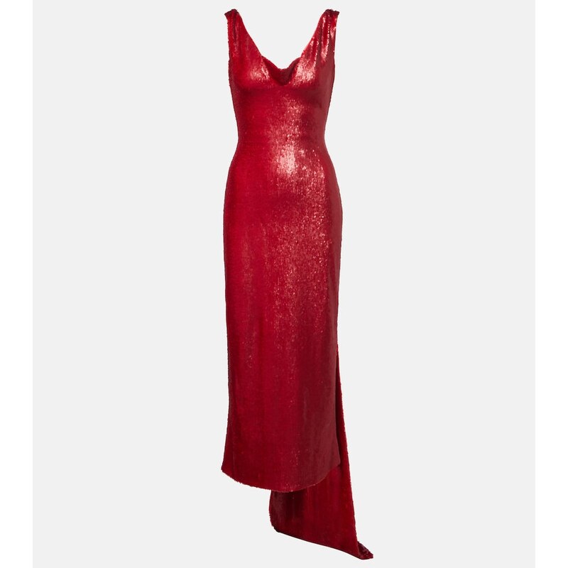 Emilia Wickstead Jacira sequined cocktail dress