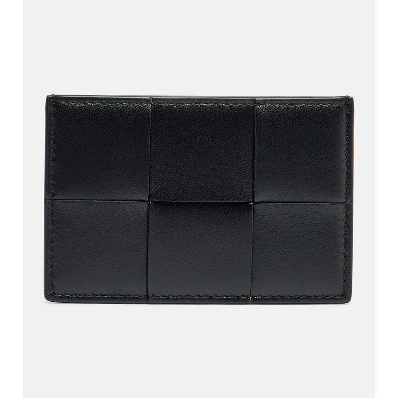 Bottega Veneta Cassette Intreccio leather card holder