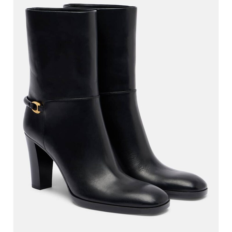 Saint Laurent Sulpice 80 leather ankle boots
