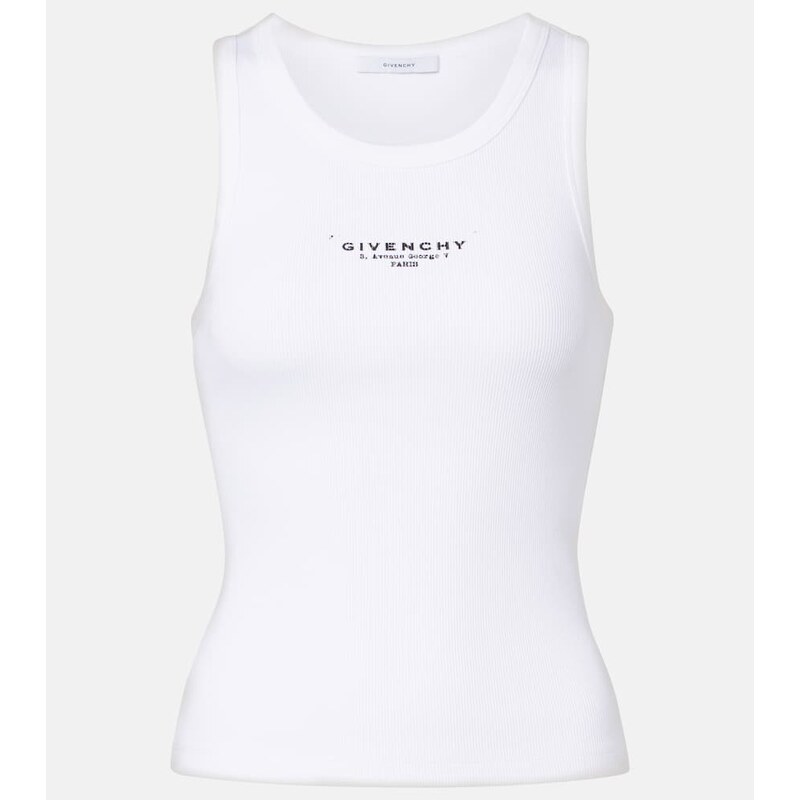 Dámská tílka Givenchy Stamp v bílé barvě