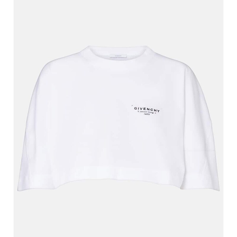 Givenchy Cropped logo cotton T-shirt