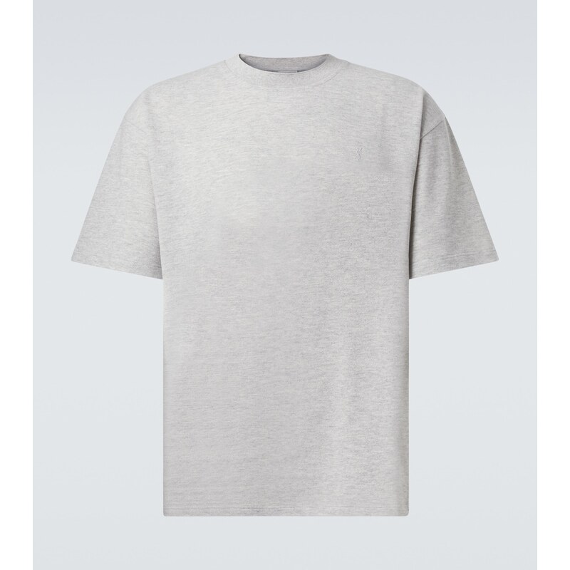 Saint Laurent Cassandre cotton-blend T-shirt