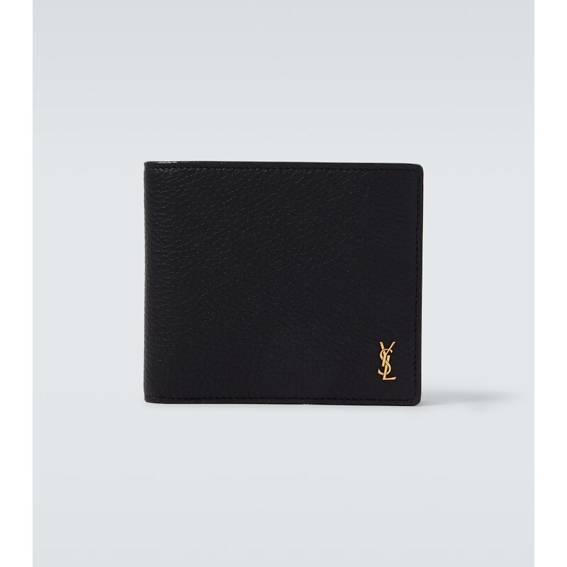 Saint Laurent Tiny Cassandre East/West leather wallet