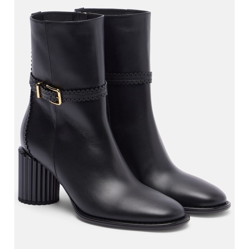 Zimmermann Eddie 70 leather ankle boots