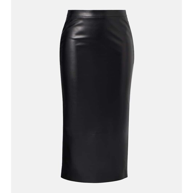 Givenchy High-rise leather pencil skirt