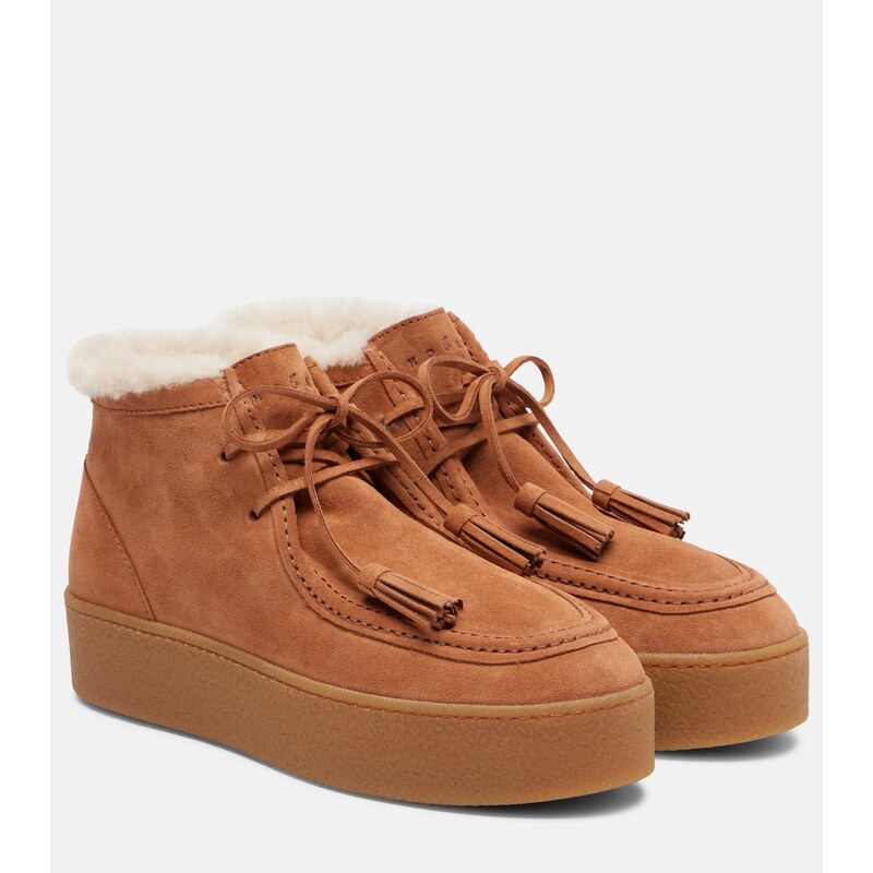 Hogan H681 suede platform desert boots