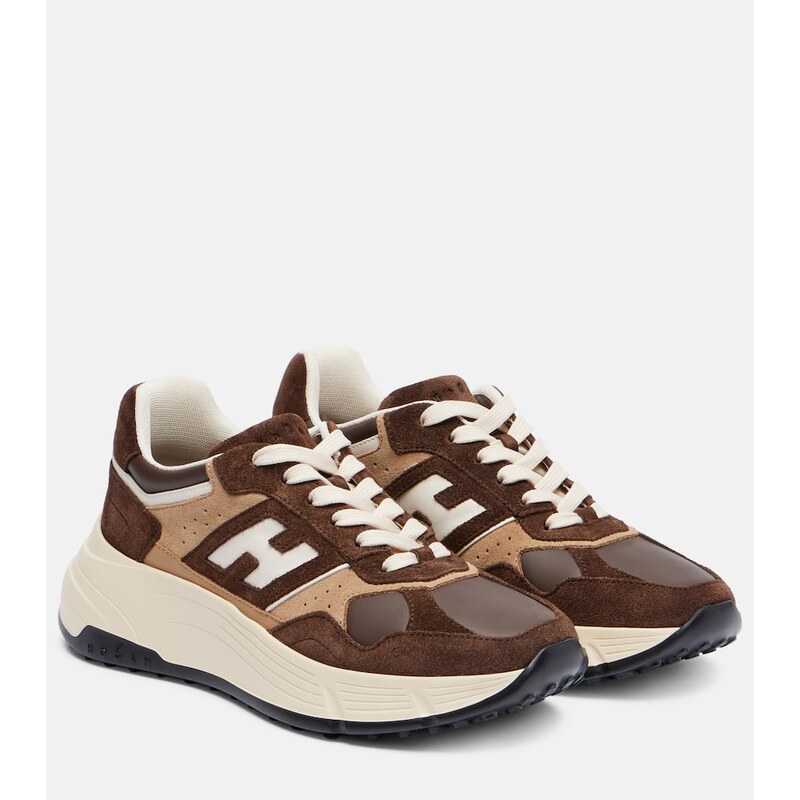Hogan H669 suede and leather sneakers