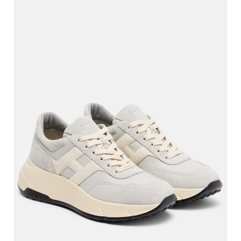 Hogan H669 suede and leather sneakers