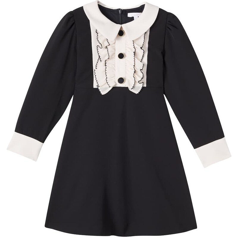 Patachou Ruffled crÃªpe dress