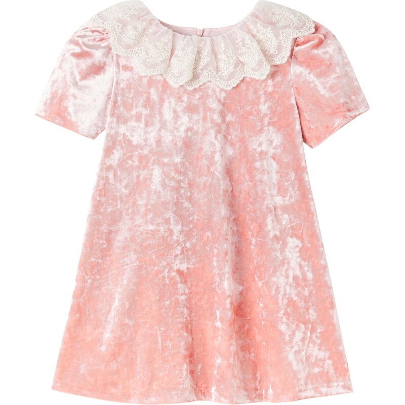 Patachou Lace-trimmed tie-dye dress