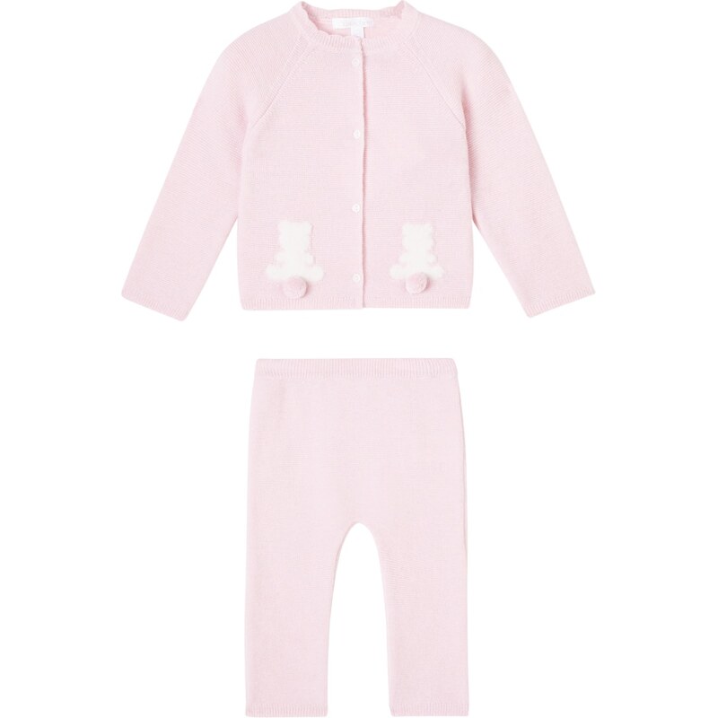 Patachou Baby knitted cardigan and pants set