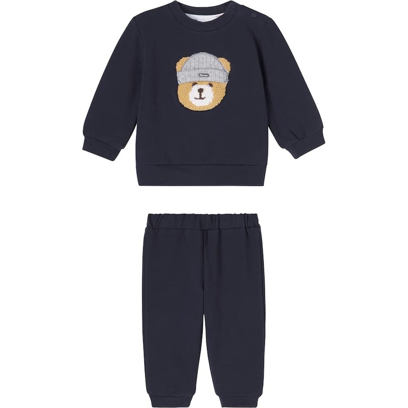 Patachou Baby jersey sweatshirt and sweatpants set