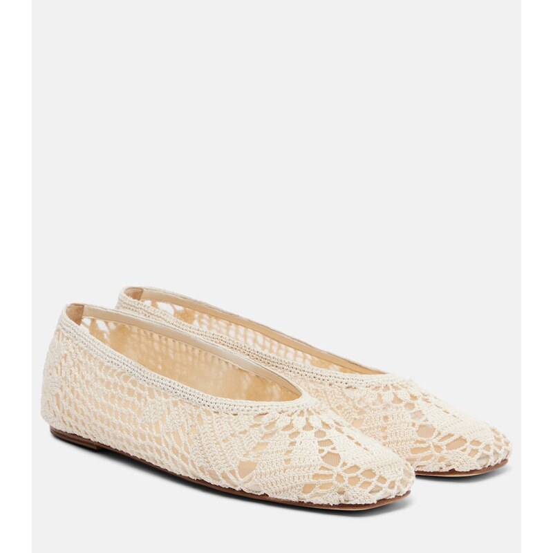 Magda Butrym Crochet ballet flats