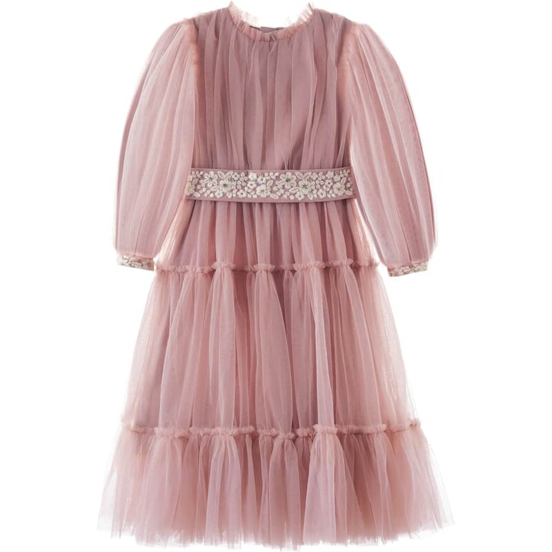 Cera Una Volta Milie embroidered tulle dress