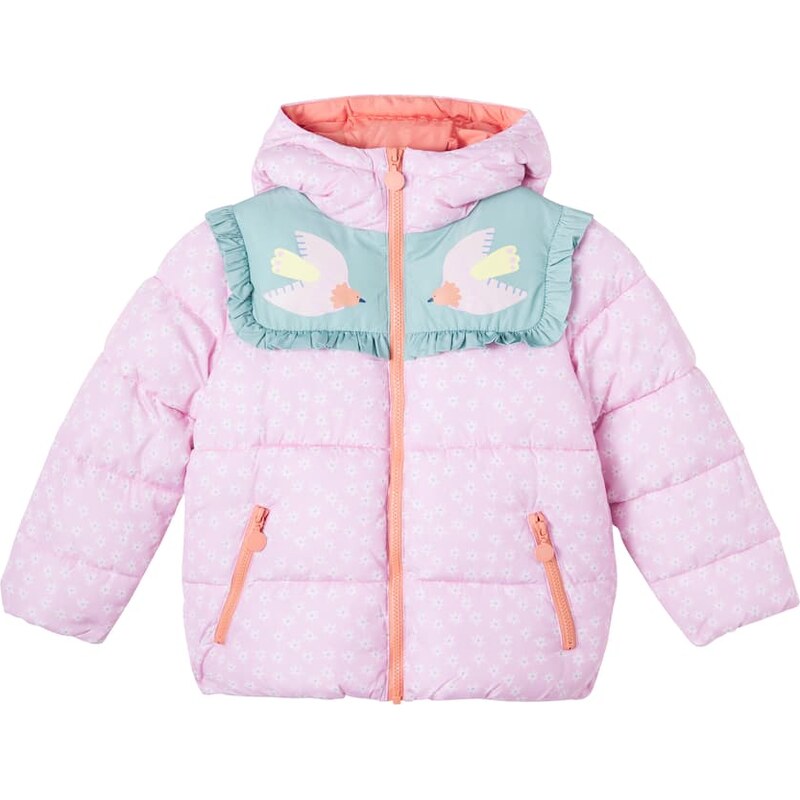 Stella McCartney Kids Printed quilted puffer jacket