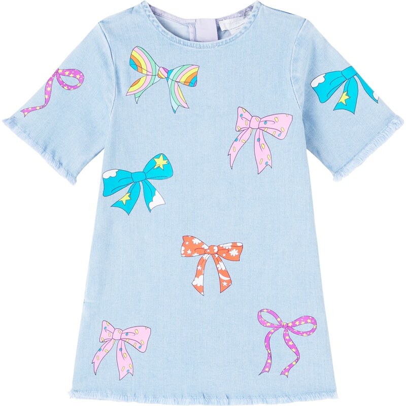 Stella McCartney Kids Printed denim dress