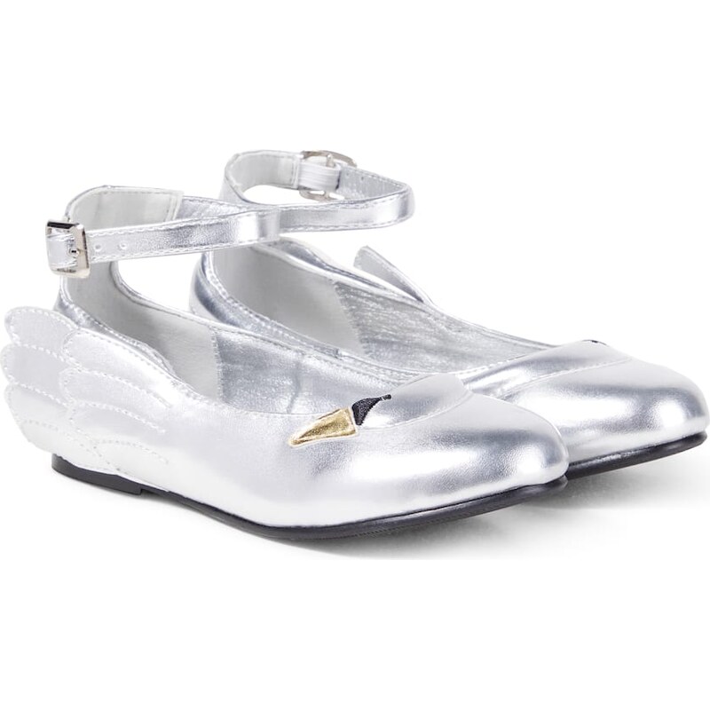 Stella McCartney Kids Metallic ballet flats