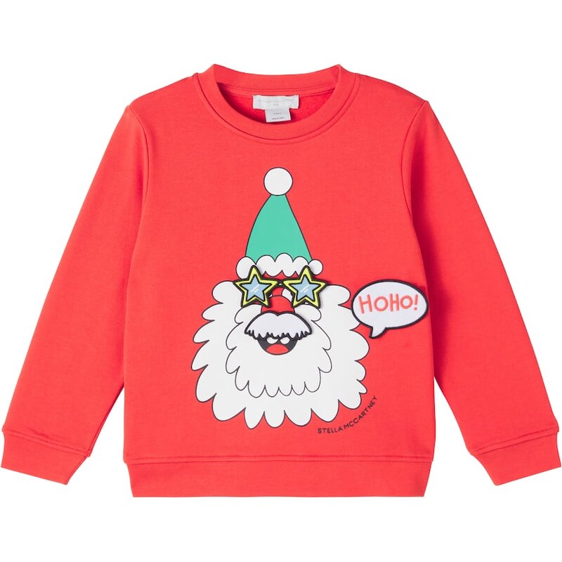 Stella McCartney Kids Printed cotton jersey sweatshirt