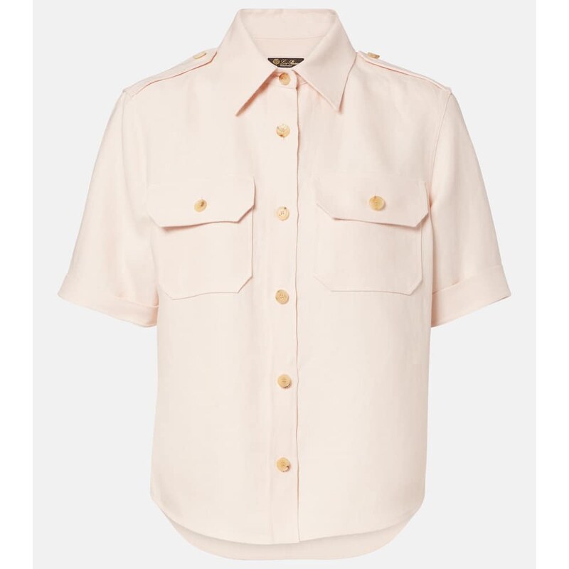 Loro Piana Annalisa linen shirt