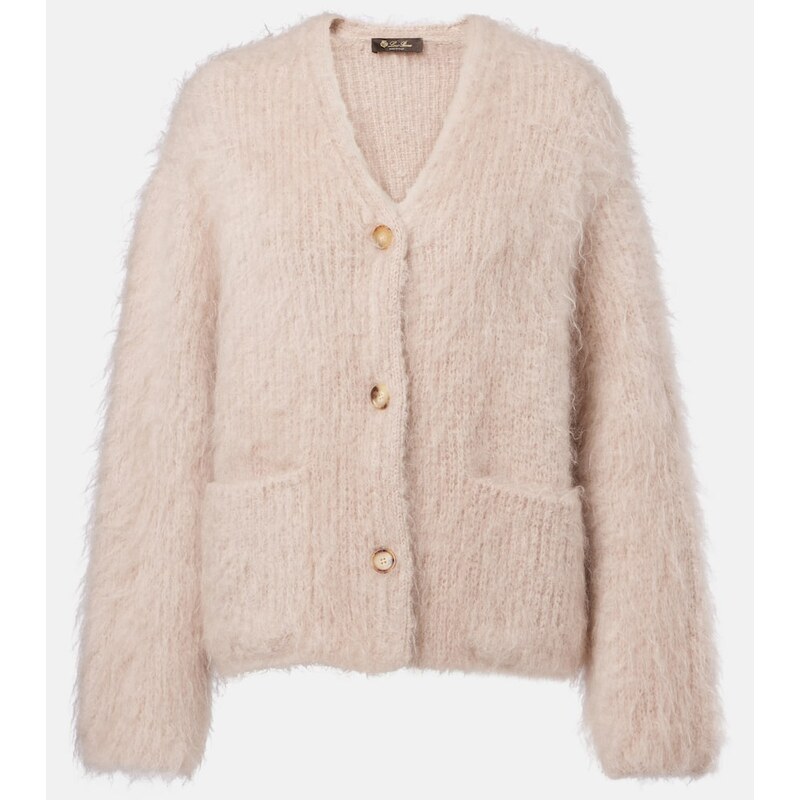 Loro Piana Cherry Hill mohair and cashmere cardigan