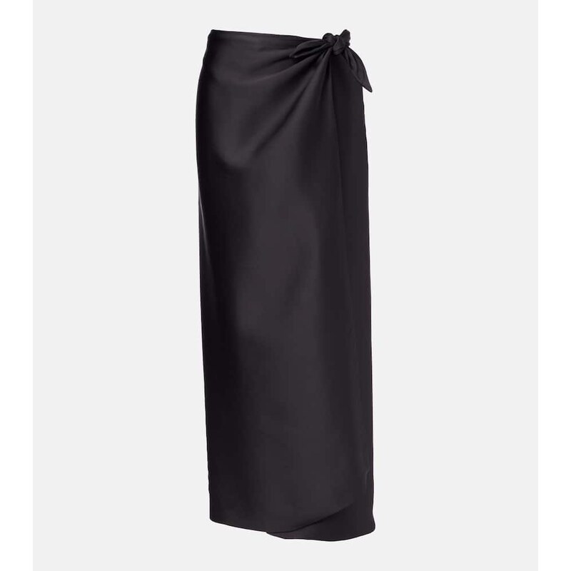Loro Piana Corina silk satin maxi skirt