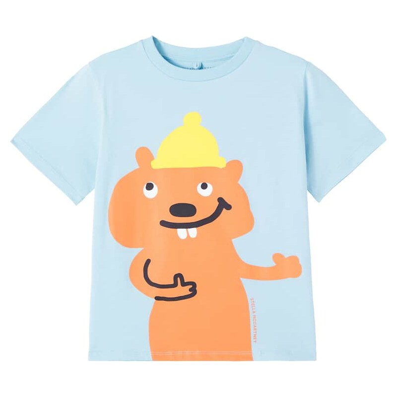 Stella McCartney Kids Printed cotton jersey T-shirt