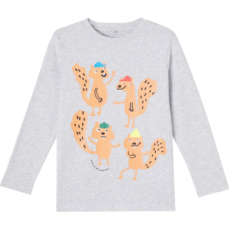 Stella McCartney Kids Printed cotton jersey top