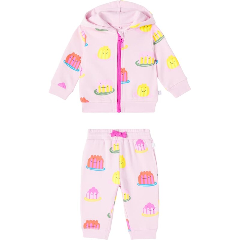 Stella McCartney Kids Baby printed cotton jersey tracksuit