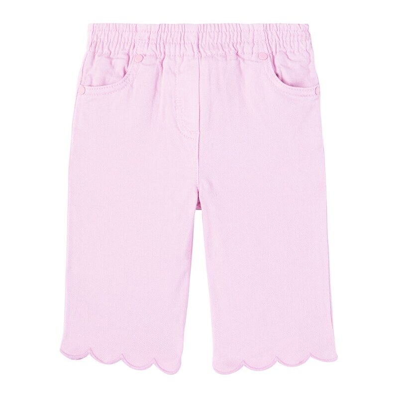 Stella McCartney Kids Baby scalloped cotton-blend pants