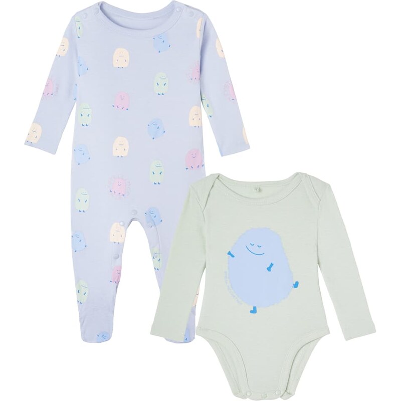 Stella McCartney Kids Baby printed bodysuit and onesie set