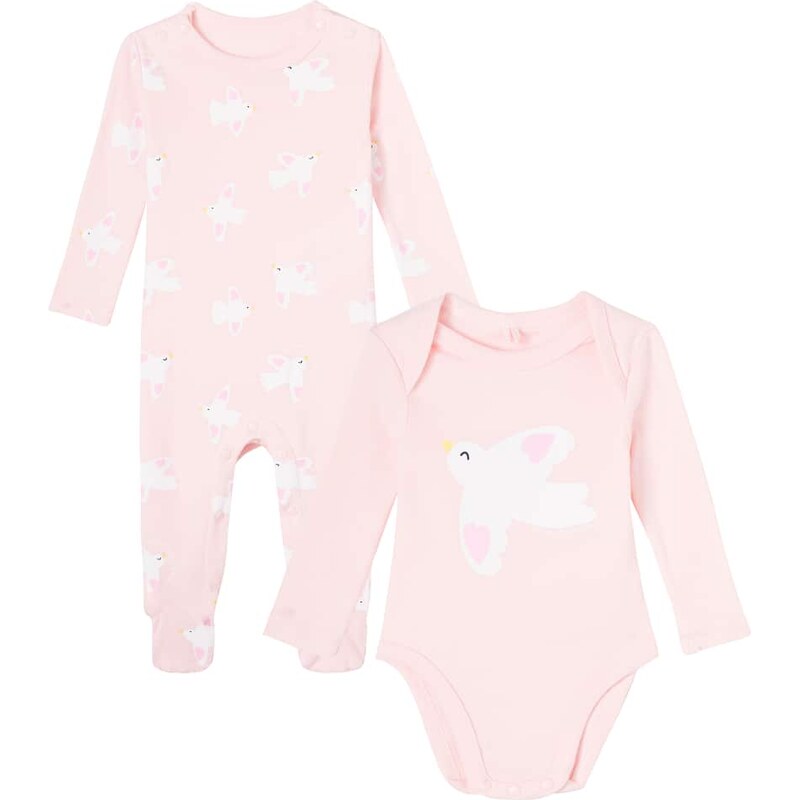 Stella McCartney Kids Baby printed cotton onesie and bodysuit