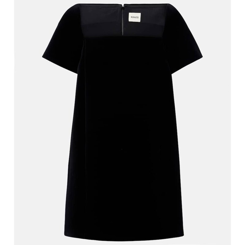 Khaite Benji velvet minidress