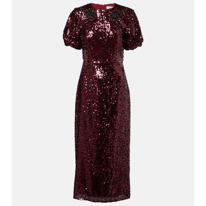 Erdem Sequined midi dress