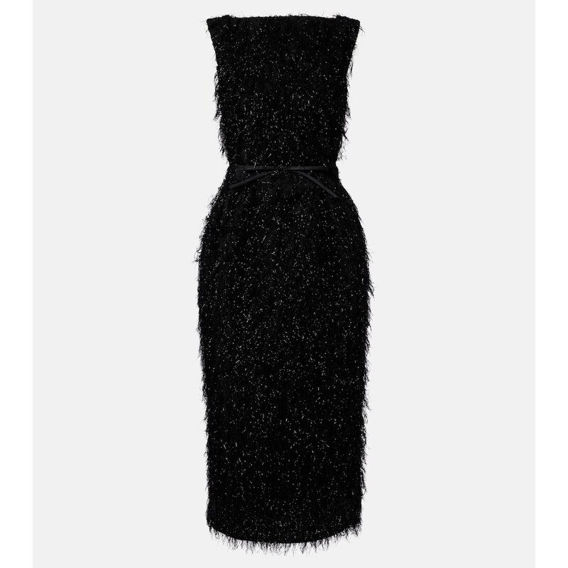 Erdem LurexÂ fil coupÃ midi dress