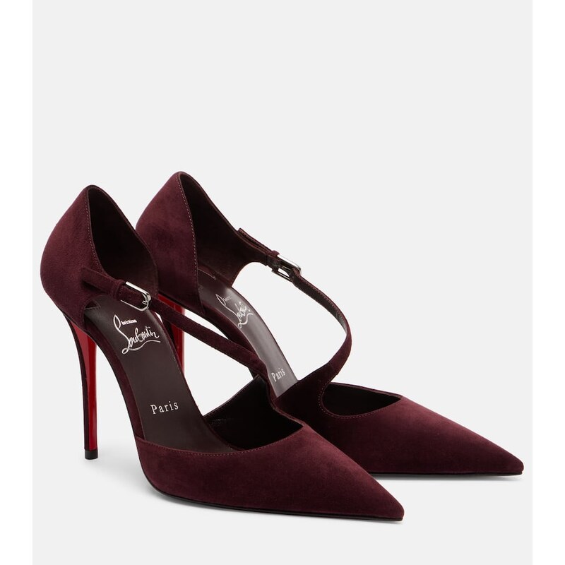 Christian Louboutin Miss Ziggyta 100 suede pumps