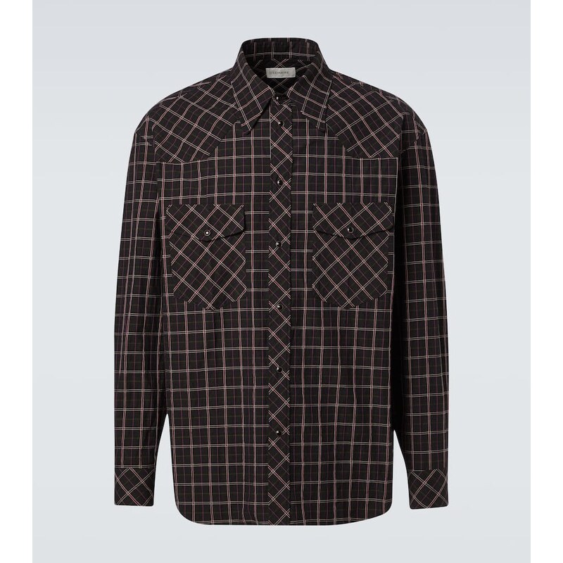 Lemaire Checked cotton shirt