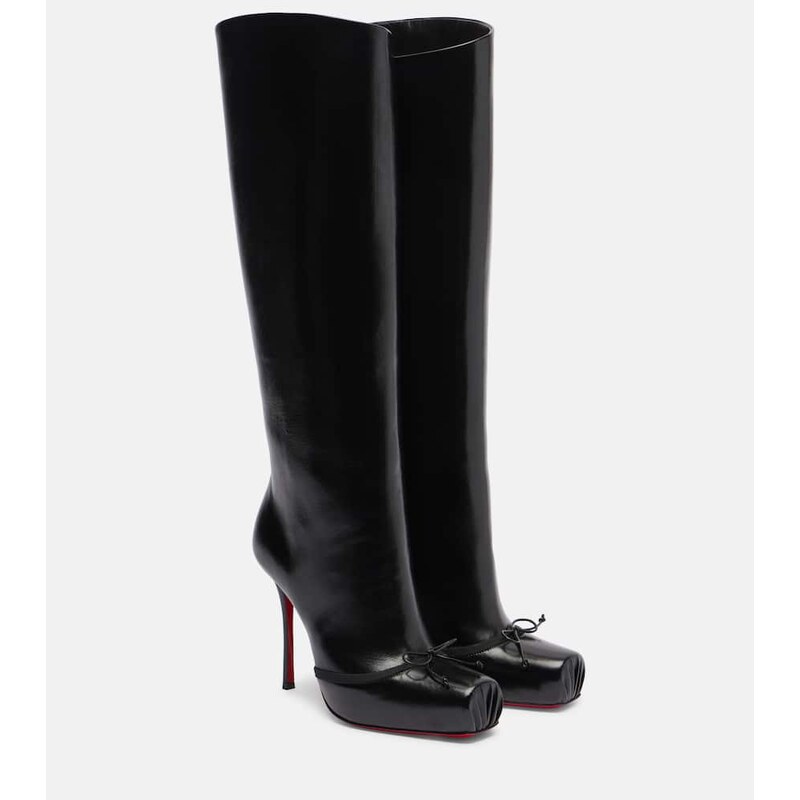 Christian Louboutin Cassia Nodo Botta 100 knee-high boots