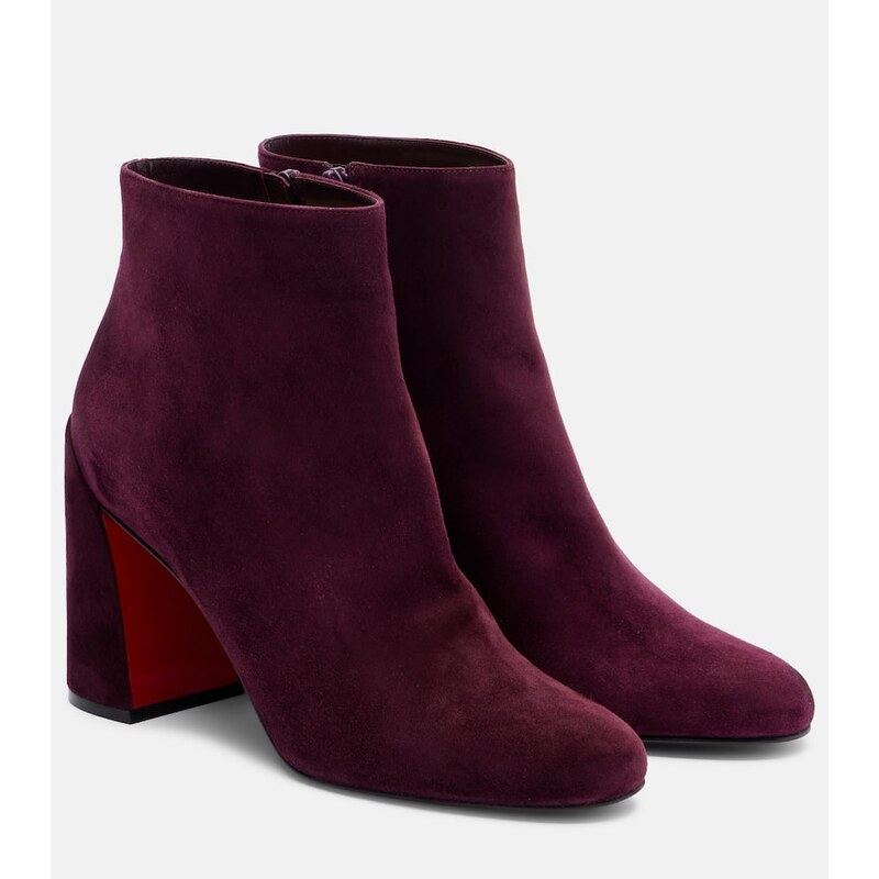 Christian Louboutin Jane 85 suede ankle boots