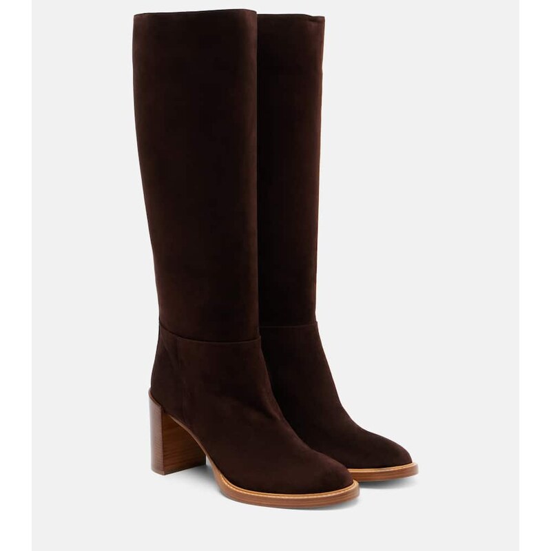 Gabriela Hearst Bocca suede knee-high boots