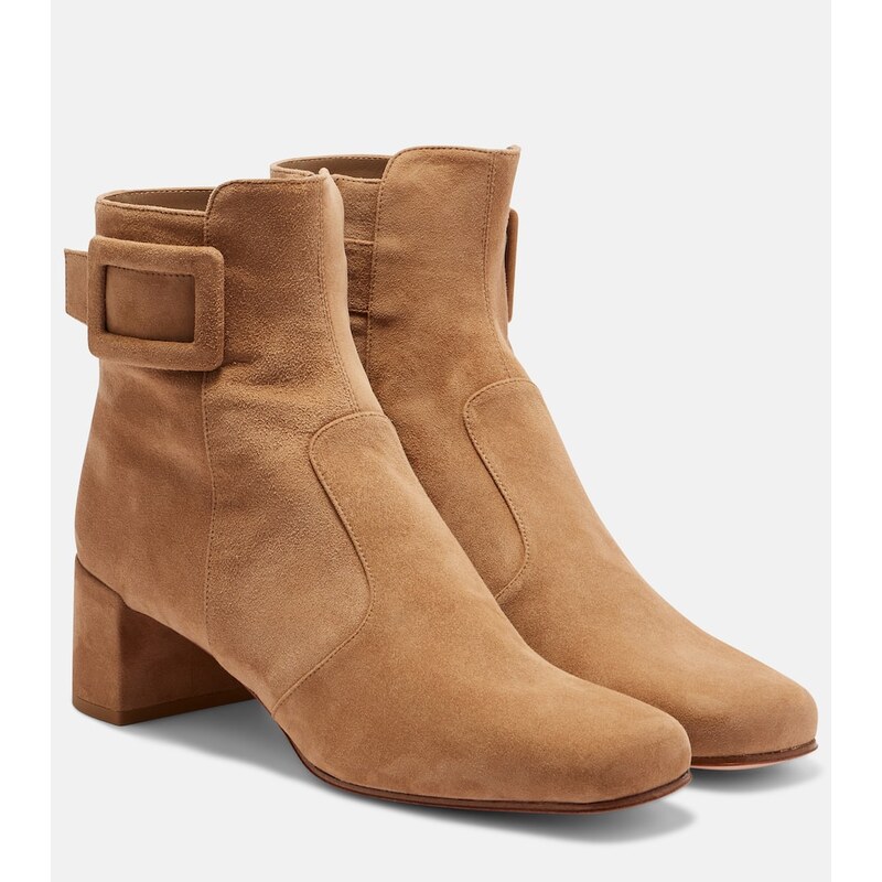 Roger Vivier TrÃ¨s Vivier Polly 45 leather ankle boots