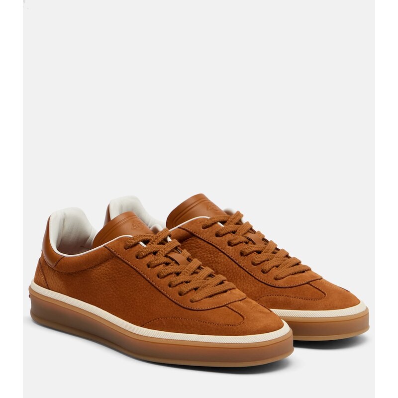 Loro Piana Tennis Walk leather sneakers