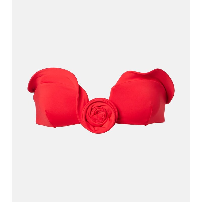 Magda Butrym Floral-appliquÃ bikini top