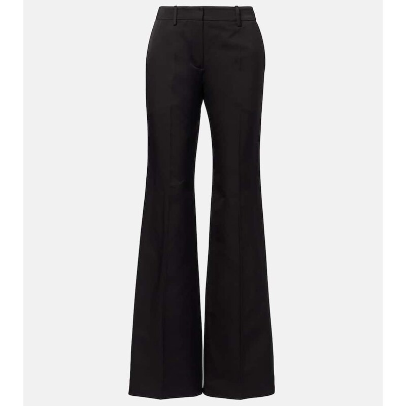 Magda Butrym Cotton and silk flared pants