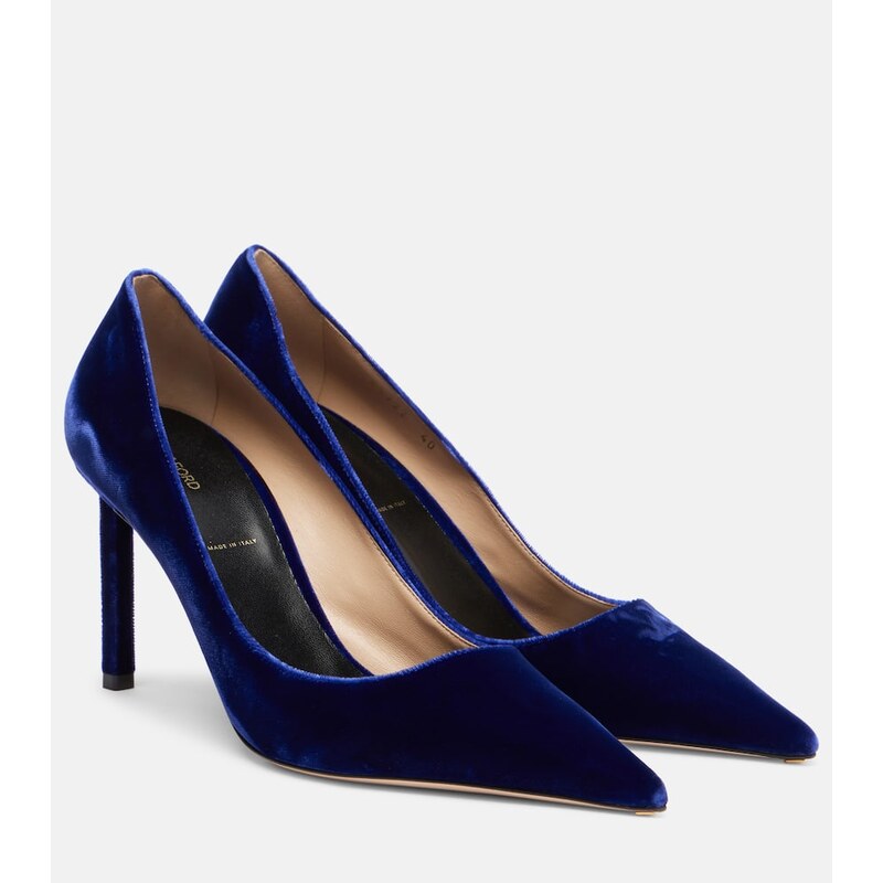 Tom Ford Betty 85 velvet pumps