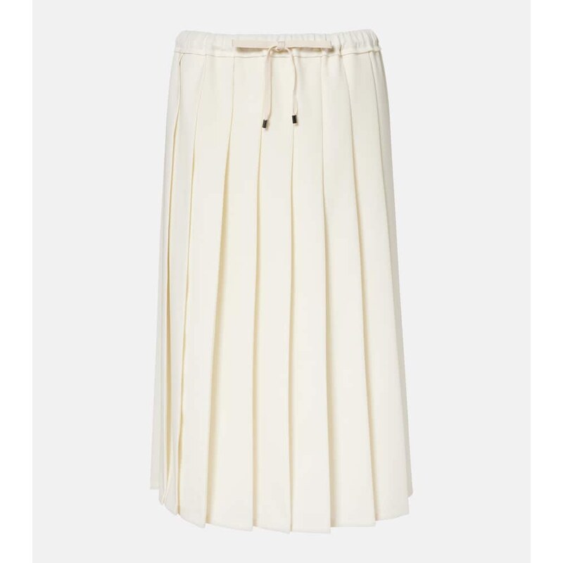 Brunello Cucinelli Pleated midi skirt