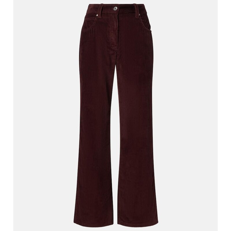 Brunello Cucinelli Monili corduroy straight pants
